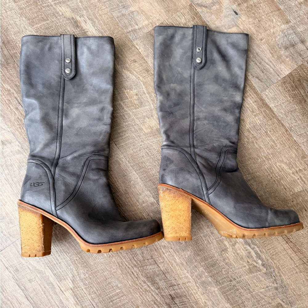 UGG Women's Charcoal Heeled Boots